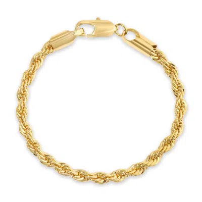 Glamrocks Jewelry Women's Gold Rope Chain Bracelet