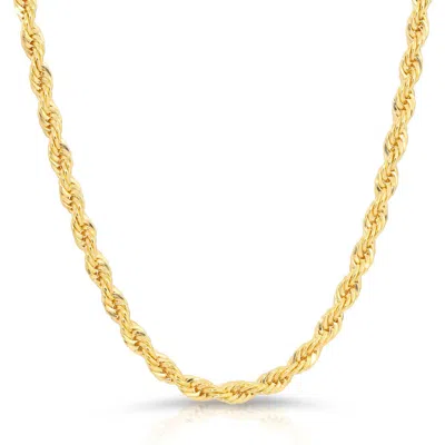 Glamrocks Jewelry Women's Gold Rope Chain Necklace