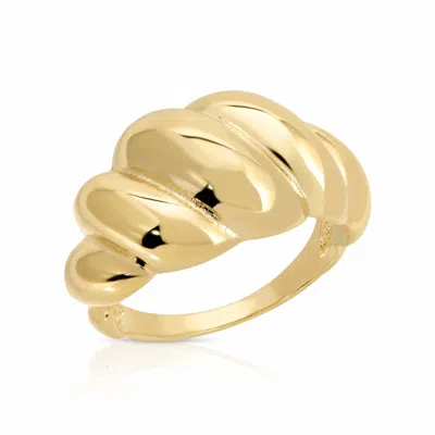 Glamrocks Jewelry Women's Gold Venus Shell Ring