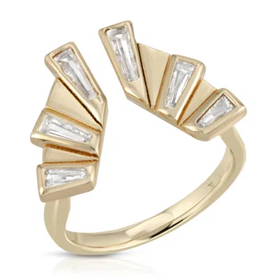 Glamrocks Jewelry Women's Sunray Ring Gold