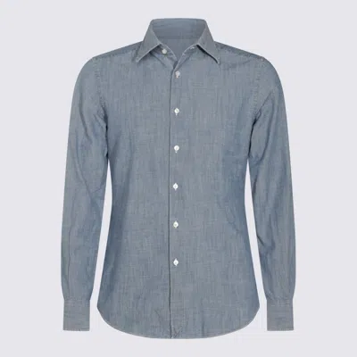 GLANSHIRT BLUE COTTON SHIRT