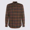 Glanshirt Checked Cotton Shirt In Brown