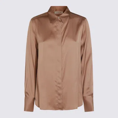 GLANSHIRT BROWN SHIRT