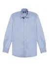 Glanshirt Button-up Cotton Shirt In Blue
