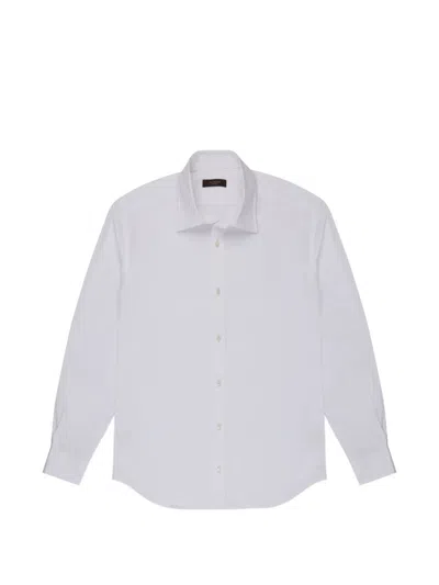 Glanshirt Buttoned Poplin Shirt In White