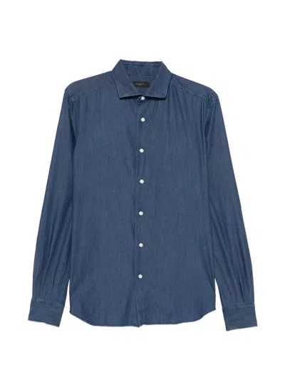 Glanshirt Buttoned Shirt In Blue