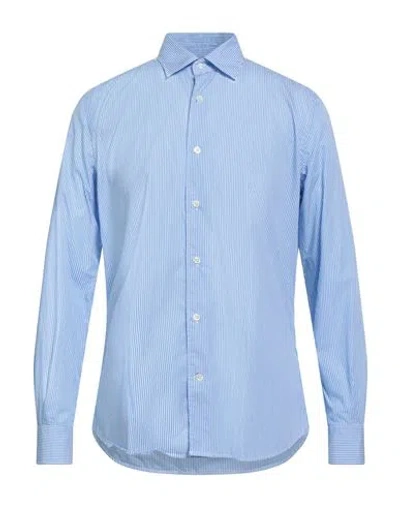 Glanshirt By Slowear Man Shirt Light Blue Size 15 ¾ Cotton