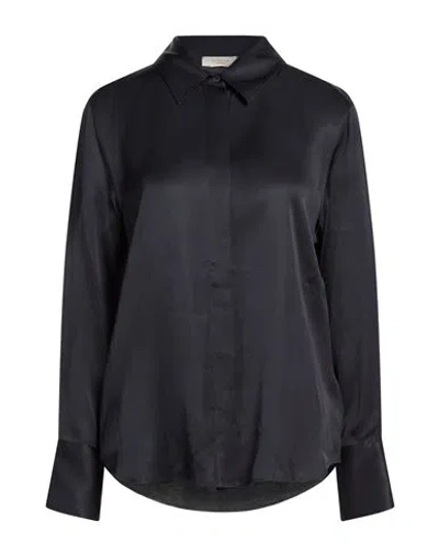 Glanshirt By Slowear Woman Shirt Black Size 10 Viscose