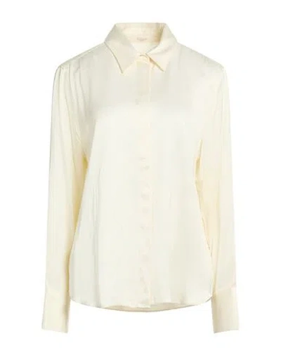 Glanshirt By Slowear Woman Shirt Cream Size 10 Viscose In White