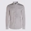 Glanshirt White And Brown Cotton Shirt In Multi