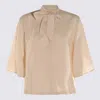 Glanshirt Light Pink Linen Shirt In Multicolor