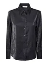 Glanshirt Structured Black Shirt With Classic Button-up Design