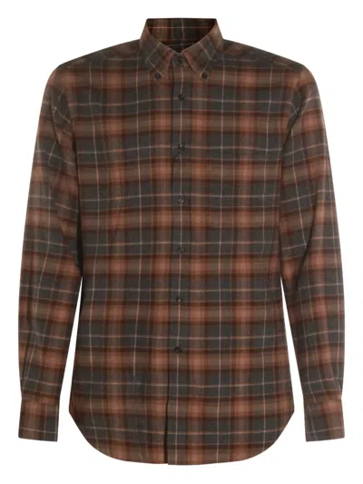 GLANSHIRT CHECKED COTTON SHIRT