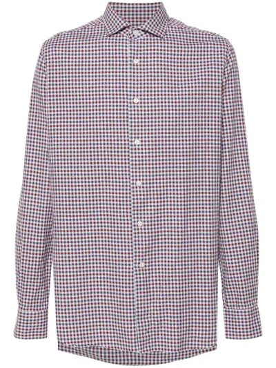 Glanshirt Checked Shirt In Black