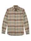 Glanshirt Checked Shirt In Neutral