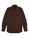 Glanshirt Corduroy Shirt In Brown