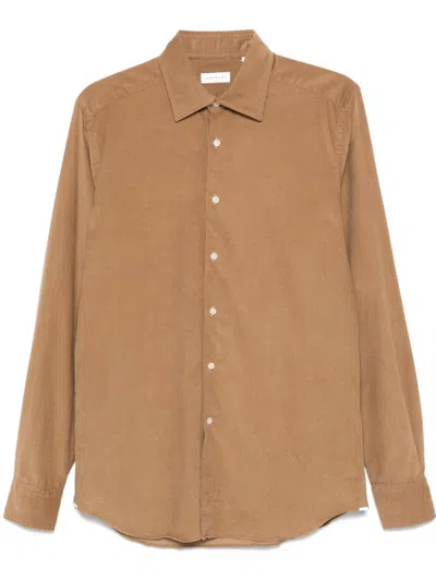 Glanshirt Corduroy Shirt In Brown