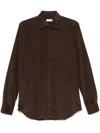 Glanshirt Corduroy Shirt In Brown