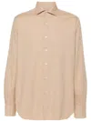 Glanshirt Cotton Shirt In Brown