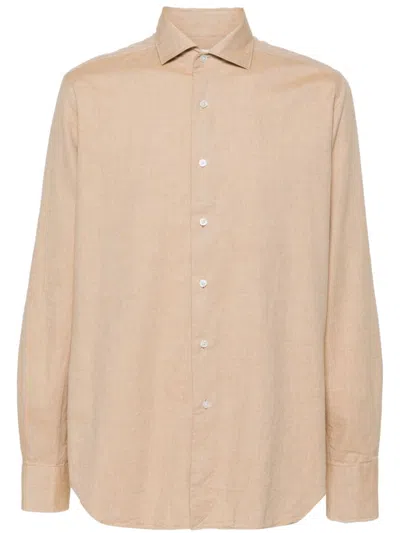 Glanshirt Cotton Shirt In Brown