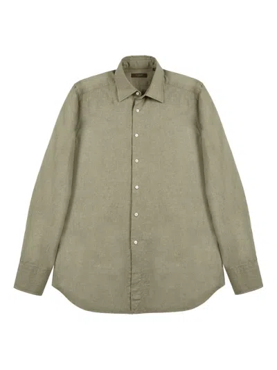 Glanshirt Cotton Shirt In Green