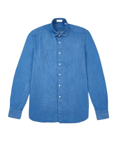 Glanshirt Denim Shirt In Blue