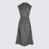 Glanshirt Dresses In Gray