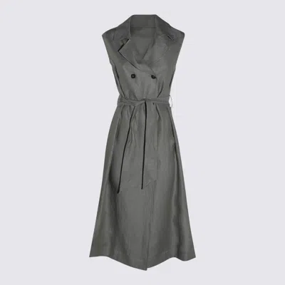 Glanshirt Dresses In Gray