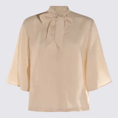 Glanshirt Light Pink Linen Shirt In Multicolor