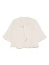 Glanshirt Blouse With Tie Neck