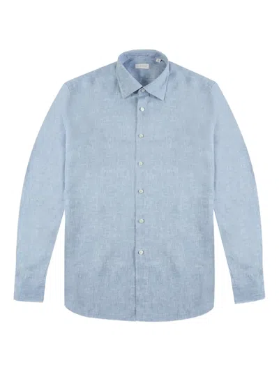 Glanshirt Linen Shirt In Blue