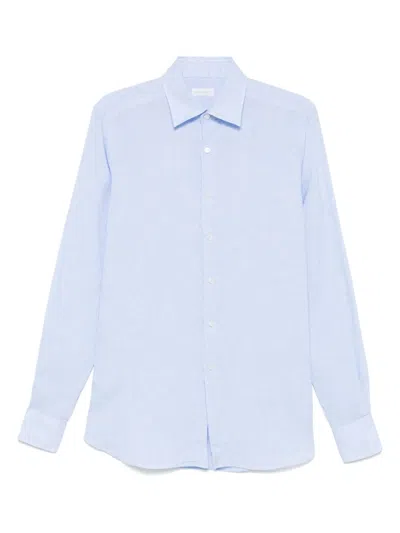 Glanshirt Linen Shirt In Blue