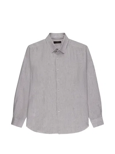 Glanshirt Linen Shirt In Gray