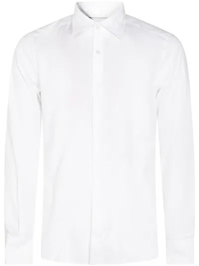 Glanshirt Shirts White