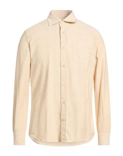Glanshirt Man Shirt Beige Size 15 ¾ Cotton In Neutral
