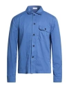 Glanshirt Man Shirt Blue Size 16 ½ Cotton In Blue