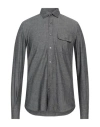 Glanshirt Man Shirt Lead Size 15 ¾ Cotton In Grey