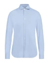 Glanshirt Man Shirt Light Blue Size 16 ½ Polyamide, Elastane In Blue