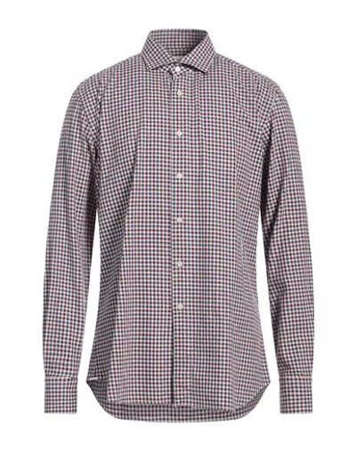 Glanshirt Man Shirt Light Grey Size 16 Cotton In Gray