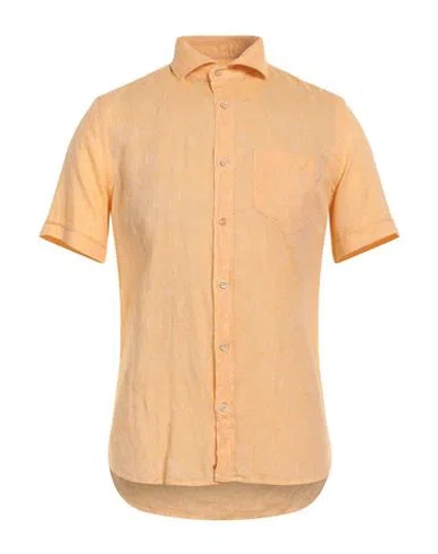 GLANSHIRT GLANSHIRT MAN SHIRT MANDARIN SIZE 15 ½ LINEN