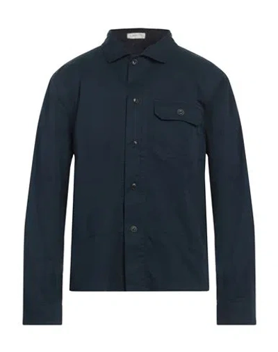 Glanshirt Man Shirt Midnight Blue Size 15 ¾ Cotton