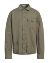 Glanshirt Man Shirt Military Green Size 16 ½ Cotton