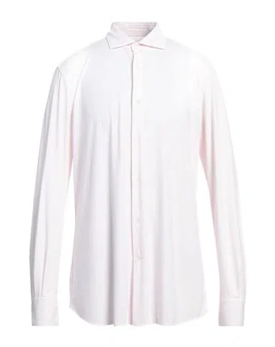 Glanshirt Man Shirt Pink Size 17 Polyamide, Elastane