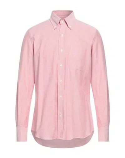 Glanshirt Man Shirt Red Size 16 ½ Cotton