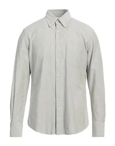 Glanshirt Man Shirt Sage Green Size 15 ¾ Cotton In Sage Green