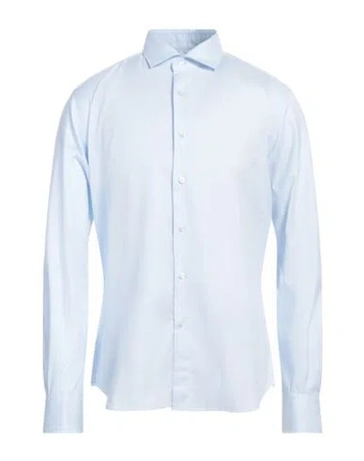 Glanshirt Man Shirt Sky Blue Size 17 ½ Cotton