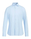 Glanshirt Man Shirt Sky Blue Size 16 ½ Polyamide, Elastane