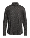 Glanshirt Man Shirt Steel Grey Size 17 Cotton In Grey