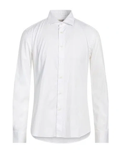 Glanshirt Man Shirt White Size 16 ½ Cotton