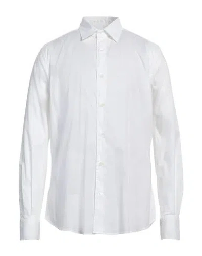 Glanshirt Man Shirt White Size 16 ½ Cotton